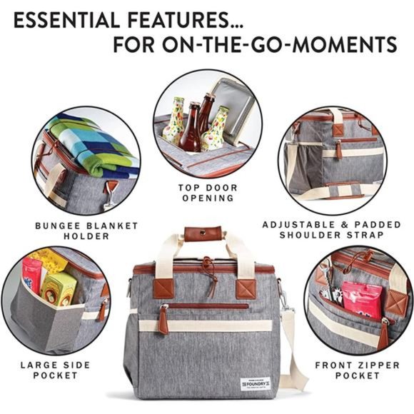 24-Can Soft Cooler Bag Insulated Leak Proof, Insulated, Portable Soft Cooler - Picture 3 of 6